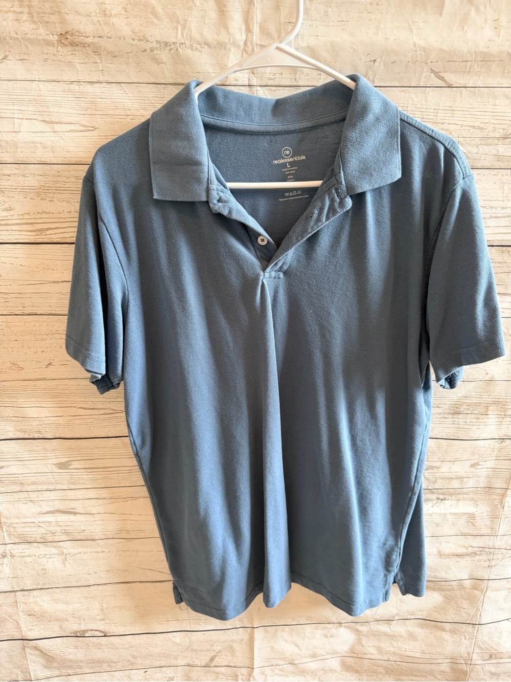Essentials Men's Slate Blue Polo Shirt